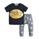 Baby Boy Cotton T-shirt and Pants (2 Pieces) Summer Outfit childrensterritory