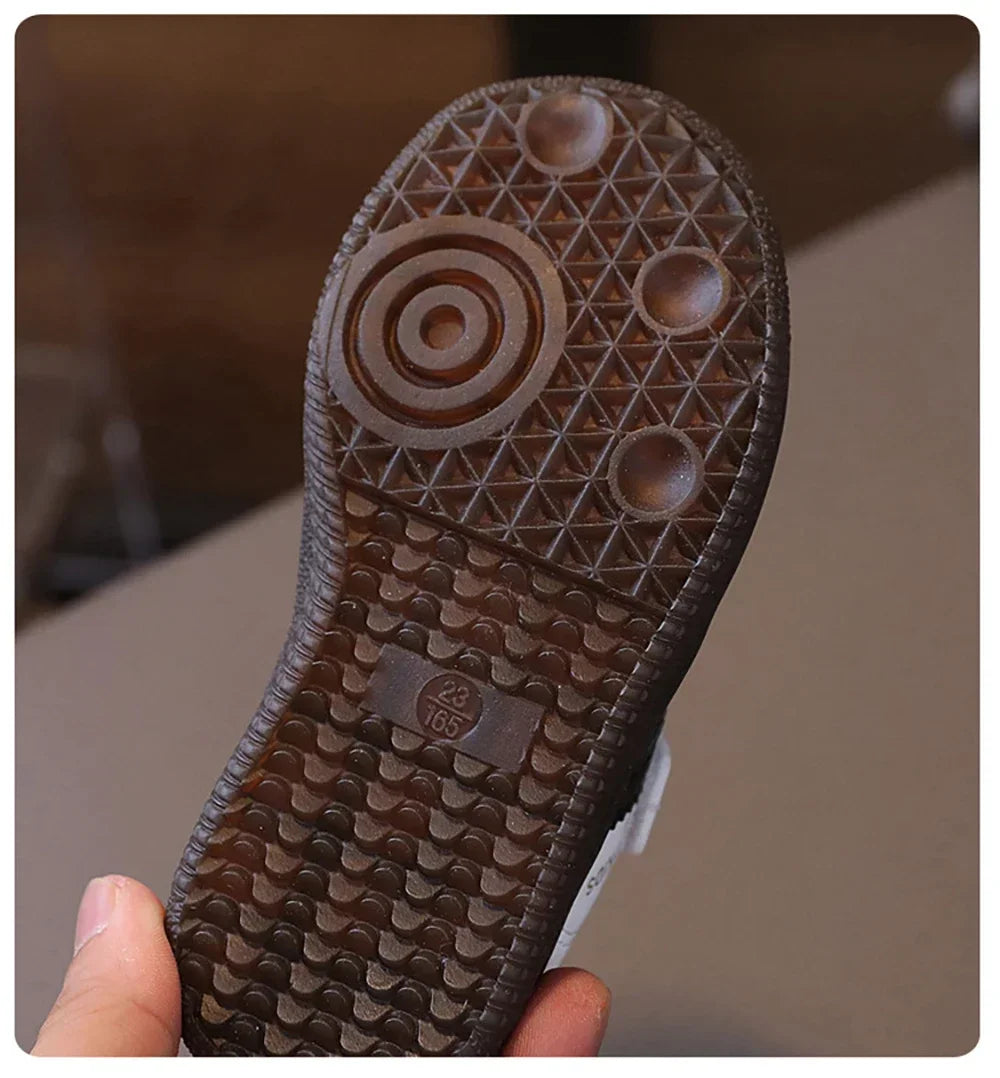Soft Soled PU Leather Sport Shoes For Kids Boy&