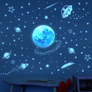 Glow-in-the-Dark Stickers of Realistic Stars and Moons childrensterritory