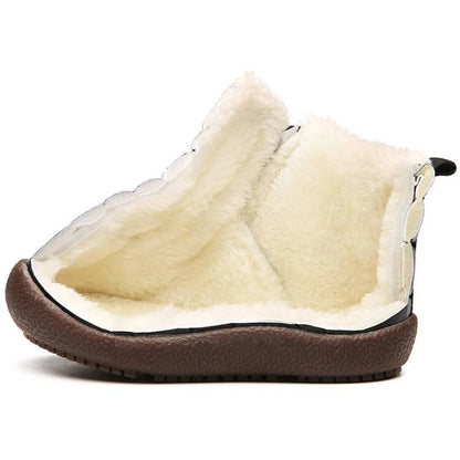 Warm Plush Leather Winter Snow Boots for KIds childrensterritory