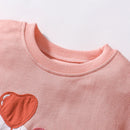 Girls Mouse Cartoon Print Casual Clothing Sets childrensterritory