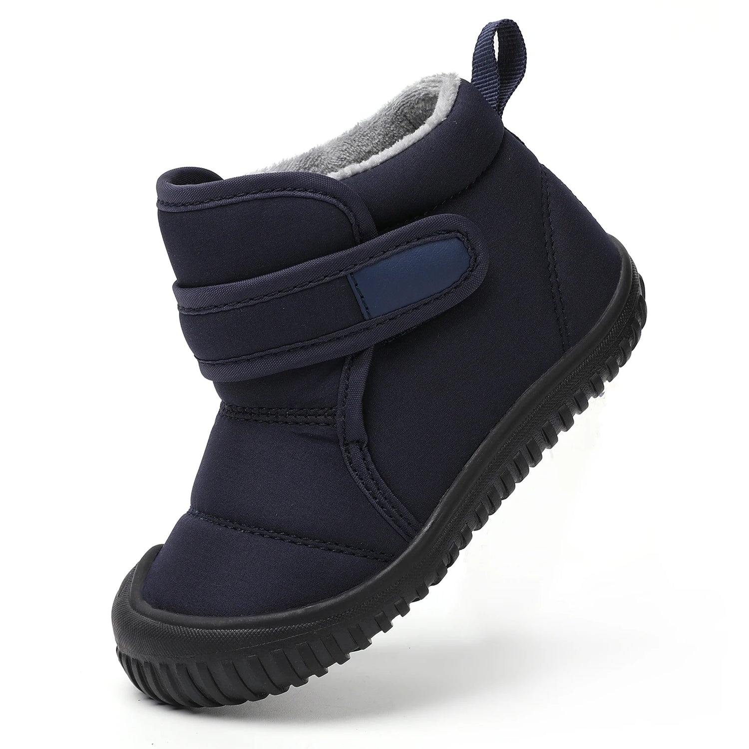 Kids Girls Soft-Sole Ankle Length Warm Fur Snow Boots childrensterritory