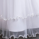 Flower Lace Design Short Sleeve Dress For Girls childrensterritory
