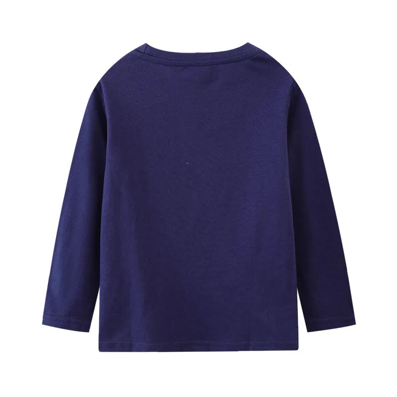 Kids Boys Luminous Cartoon Dinosaurs Design T-shirt