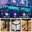 LED Computer Desk with Long Monitor Stand childrensterritory