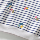 Girls Striped Cotton Hoodies for Autumn Spring childrensterritory