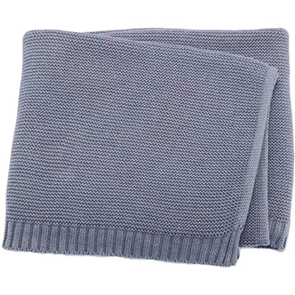 Personalized Name Embroidered Knitted Baby Blanket childrensterritory