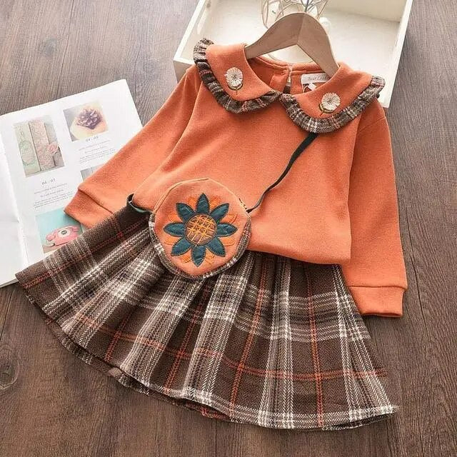 Kids Girls Winter Style Elegant Princess Clothing Sets childrensterritory