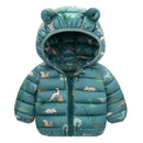 Baby Kids Cartoon Design Puffer Winter Jacket childrensterritory