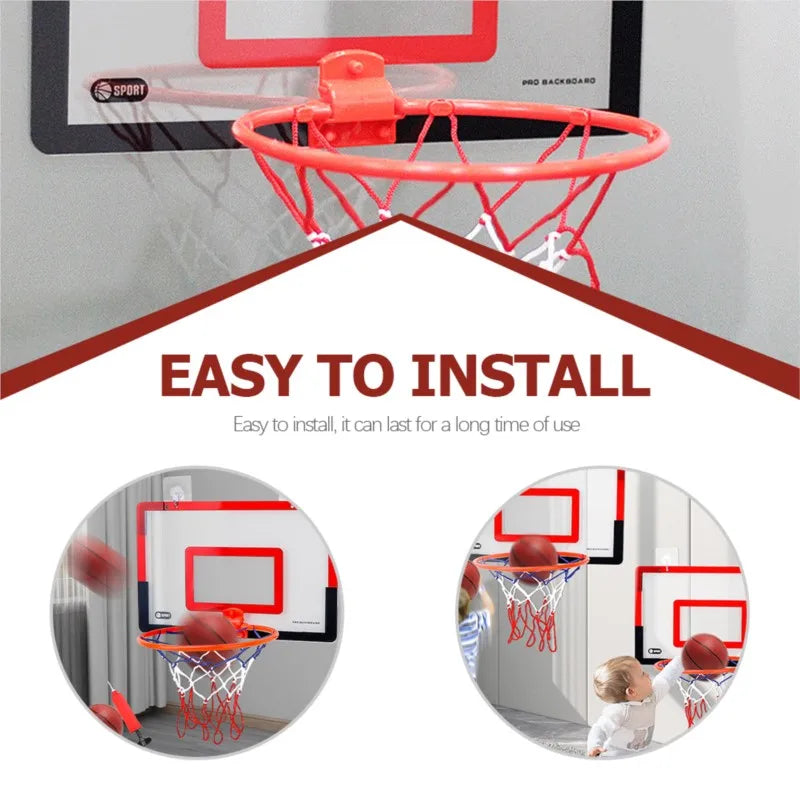 Small Basketball Hoop Set for Kids to Use at Home childrensterritory