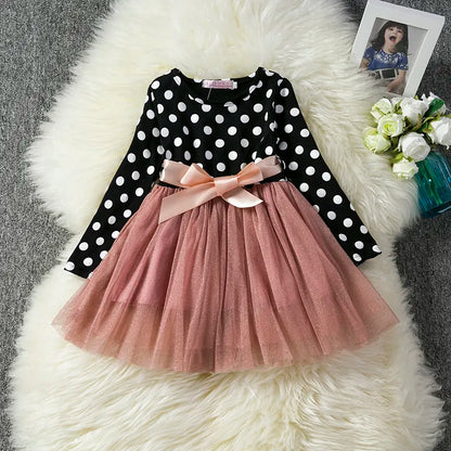 Kids Girl Star Sequin Mesh Winter Party Dresses childrensterritory
