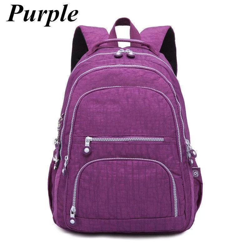 Teenage Girls Nylon Backpacks in 3 Sizes for School/Travel childrensterritory