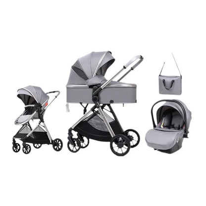 3-in-1 Multipurpose, Lightweight Infant Stroller with Car Seats childrensterritory