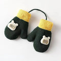 Cartoon Design Knitted Warm Gloves for Baby/Kids childrensterritory