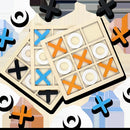 Kids' Mini Wooden XO Tic Tac Toe Game childrensterritory
