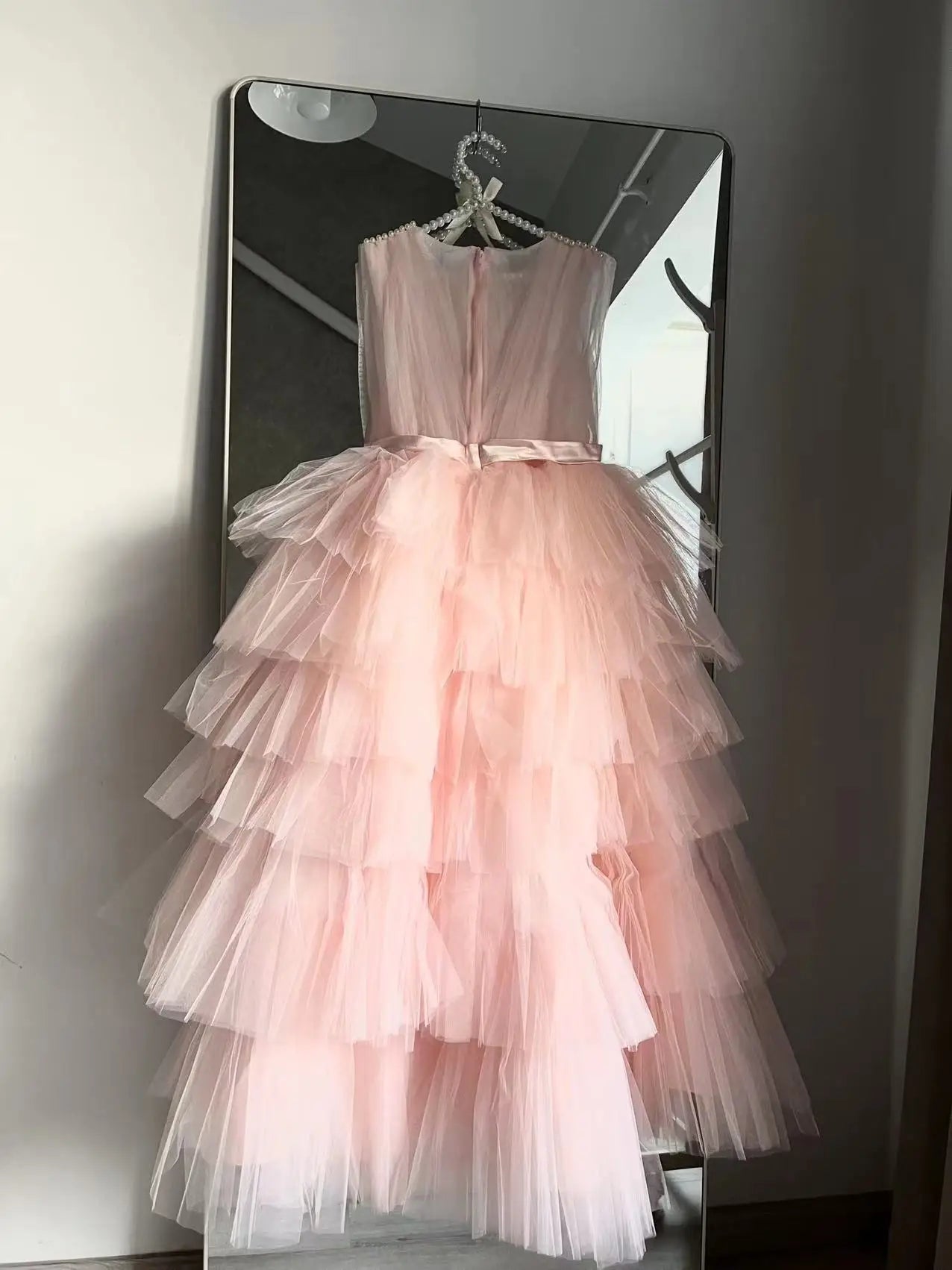 Toddler/Kids Girls Tiered Tulle Ankle -Length Princess Dress/Gown