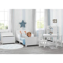 Portable Kids Wooden Bed with Guardrails