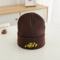 Casual Knitted Cartoon Excavator Embroidered Kids Caps childrensterritory