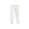 Cute Floral Print Little Girls' Casual Cotton Tight Pants childrensterritory