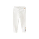 Cute Floral Print Little Girls' Casual Cotton Tight Pants childrensterritory