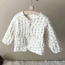 Kids Sleeveless Cotton-padded Printed Warm Coats childrensterritory