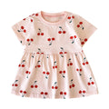 Cute Pattern Casual Little Girls Summer Dresses childrensterritory
