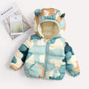 Baby/Kids Dinosaur & Floral Print Hooded Jackets
