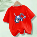 Short Sleeve Graphic Cotton Tees for Kids Boys Girls childrensterritory