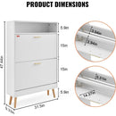 White Entryway Shoe Storage Cabinet for Home childrensterritory