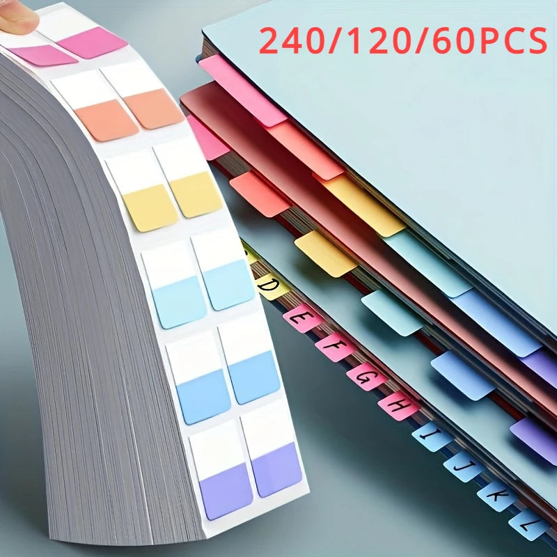 240/120/60PCS Multicolor Sticky Tabs Flags for Pages Markers childrensterritory
