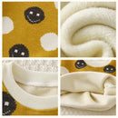 Plush Velvet Printed Casual Christmas Sweatshirts for Kids childrensterritory