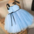 Toddler/Baby Girls Sequin Bow Design Tulle Bridesmaid Gowns childrensterritory