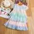 Kids Girls Sequin Rainbow Prom/Birthday Princess Dresses childrensterritory
