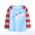 Kids Girls Lovely Flower and Fox Print Soft T-shirt childrensterritory