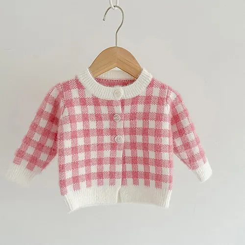 Baby Girls Long Sleeve Embroider Knit Cardigan childrensterritory