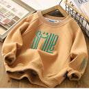 Big Size Letter Smile Design Teenager Boys Sweatshirts childrensterritory