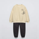 Kids' Full Sleeves Cartoon Print Autumn Clothing Set childrensterritory