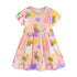 Kids Girls Cartoon Print Summer Cotton Dress childrensterritory