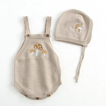 Baby Girl Hollow Out Knitwear Outfit Set