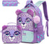 Cartoon Design 3pcs Kids School Backpacks for Girls childrensterritory