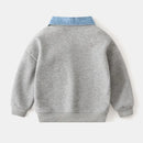 Boys' Long-Sleeved Collar Design Winter Sweater childrensterritory