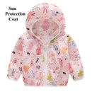 Toddler Girl Boy Hooded Sunscreen Outwear/Jacket childrensterritory