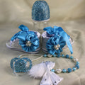 Luxury Keepsake Diamond Baby Bottles and Shoes Headband Set childrensterritory