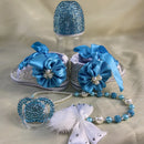 Luxury Keepsake Diamond Baby Bottles and Shoes Headband Set childrensterritory