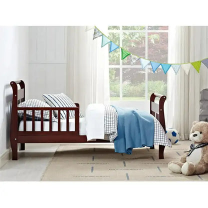 Adorable Wooden Relax Sleigh with Safety Rails for Baby childrensterritory