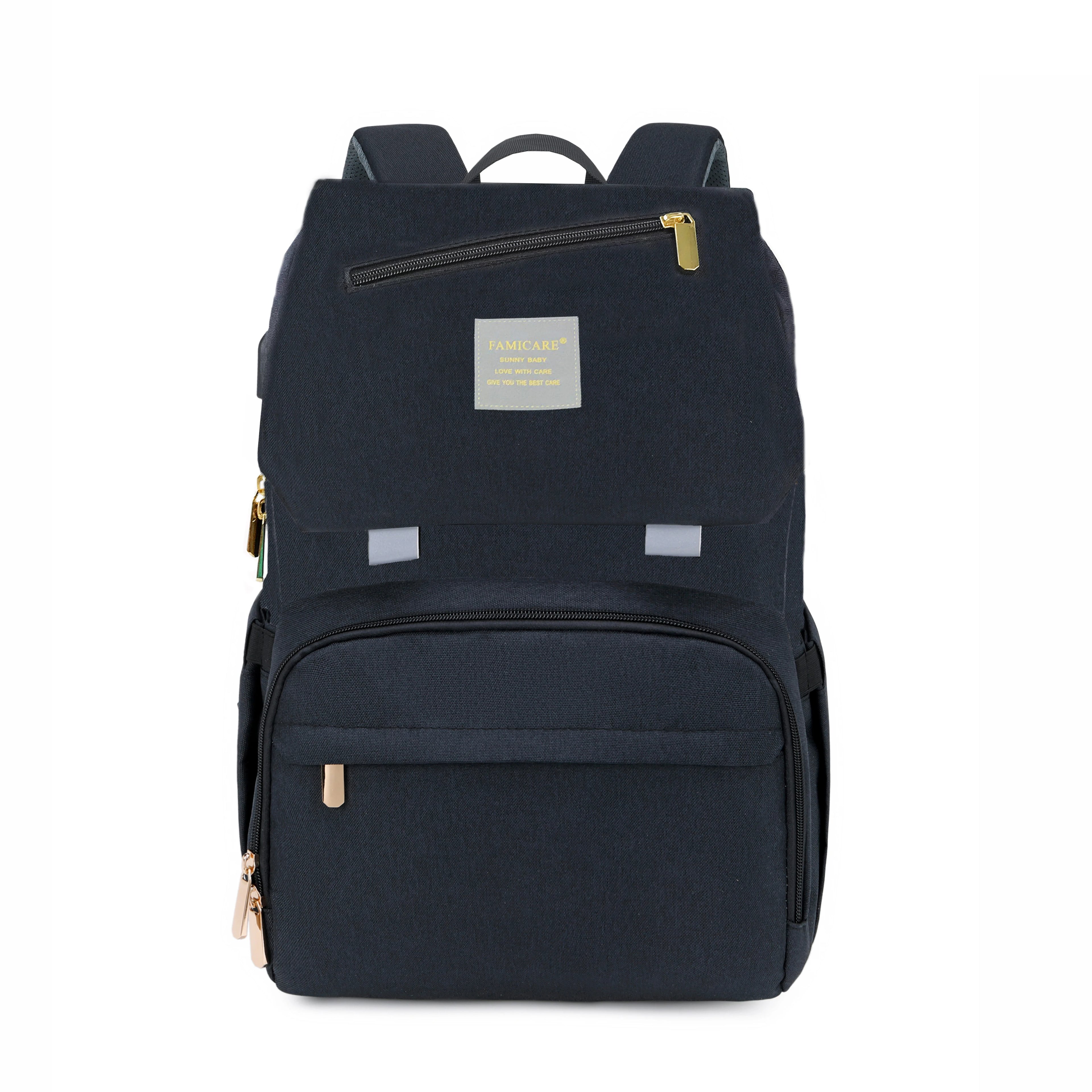 Waterproof Maternity Backpack with USB, Rechargeable Holder