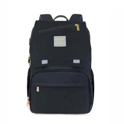 Waterproof Maternity Backpack with USB, Rechargeable Holder