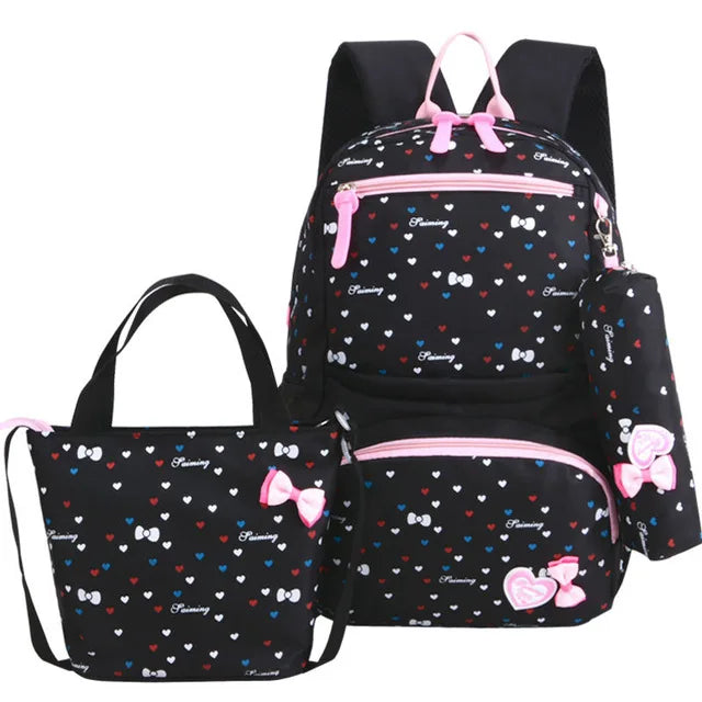 3pcs/set Lovely Print Fashion Backpacks for Children childrensterritory