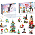 Christmas Advent Calendar Building Blocks Set for Kids childrensterritory
