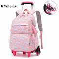 Waterproof Printed School Bags Set with or without Wheels for Kids
